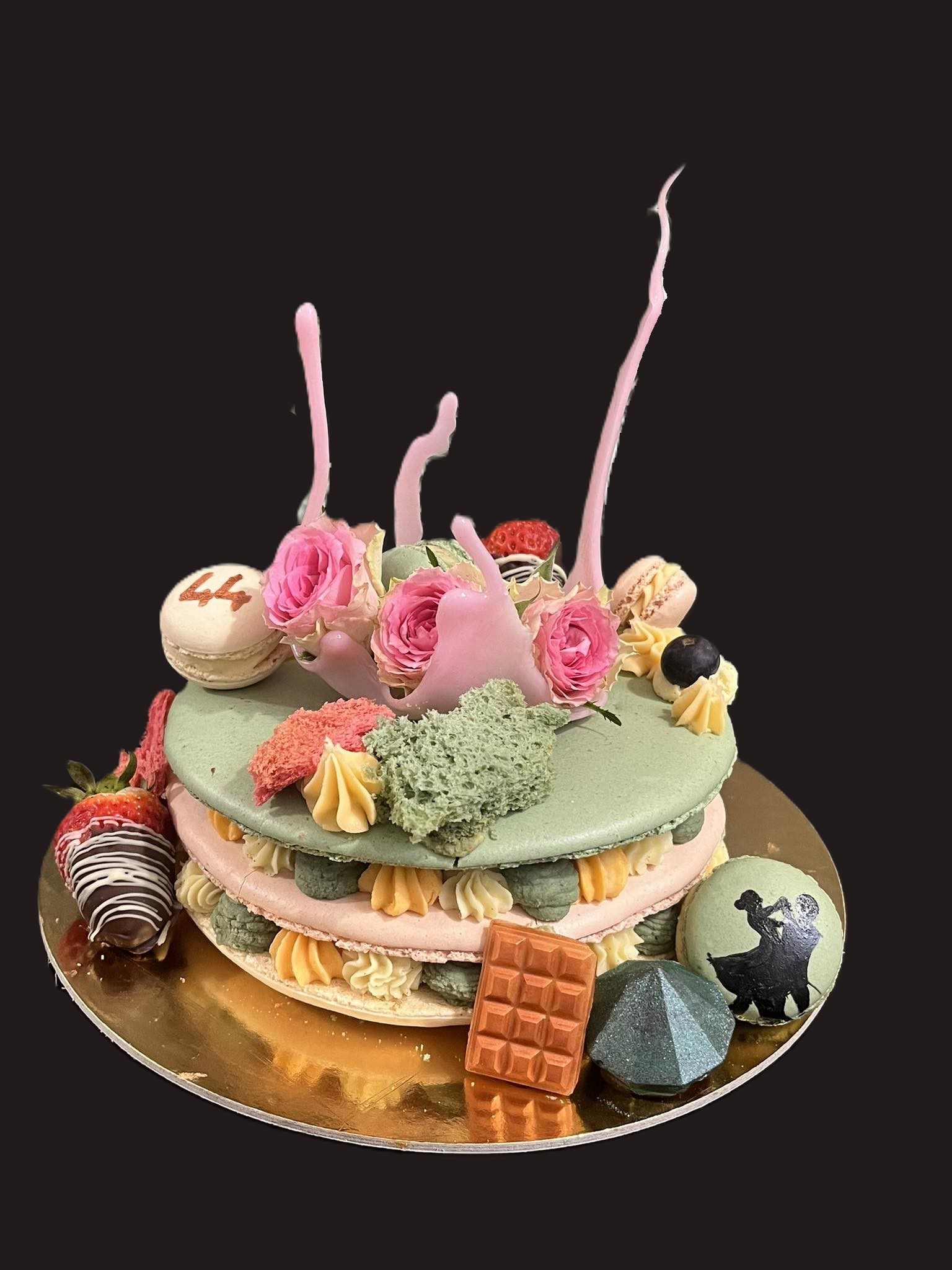macaron torta háttér nélkül